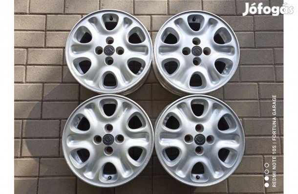 4x100 15" Mazda használt alufelni garnitúra