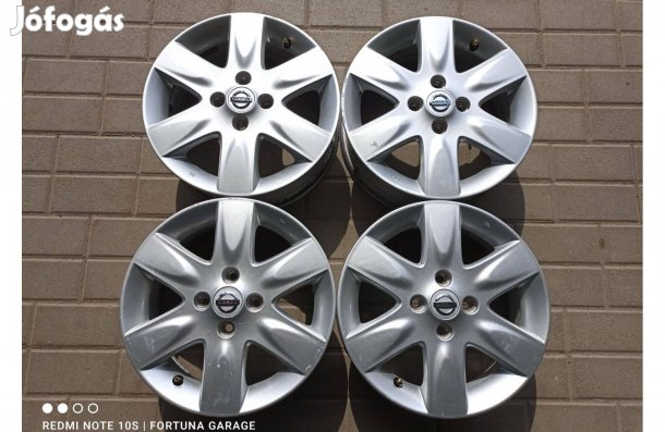 4x100 15" Nissan használt alufelni garnitúra