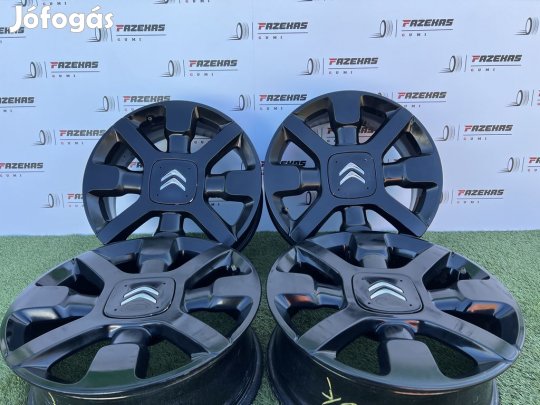 4x108 17" Citroen C4 gyári fekete alufelni 6,5Jx17h2 ET19