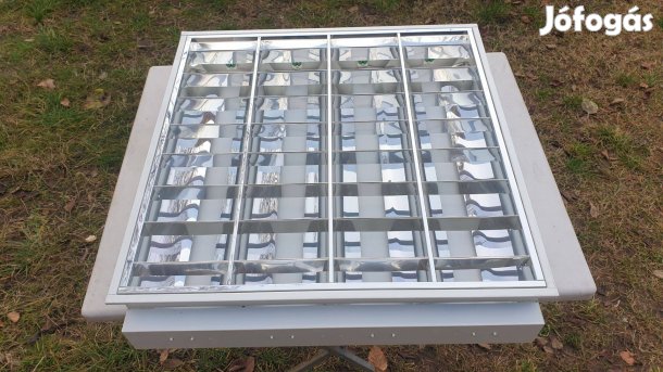 4x18W tükrös neon armatúra eladó, süllyeszthető