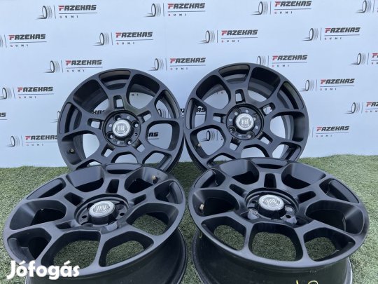 4x98 16" Fiat gyári fekete alufelni 6,5Jx16h2 ET35