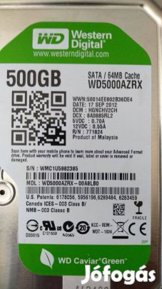 500GB HDD PC-hez