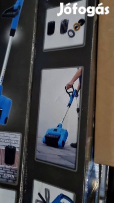 500W teljesítménnyel kültéri kefés takarítógép, terasz, járda takarító