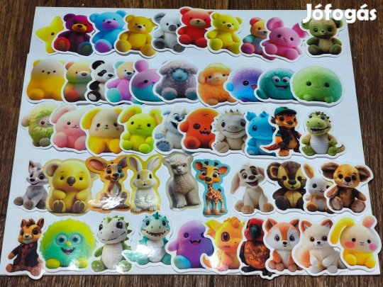 500 + 50 db matrica - cuki, karácsony, télapó