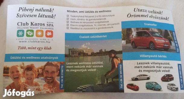 500 euró értékű wellness utalvány eladó!