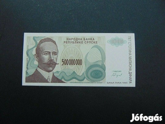 500 millió dinár 1993 Szerbia UNC !