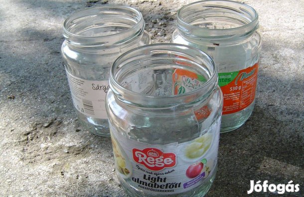 500 ml-es üvegek