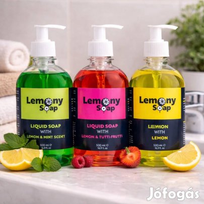 500 ml folyékony szappan 3 illat kartonos kiszerelés vendéglátás