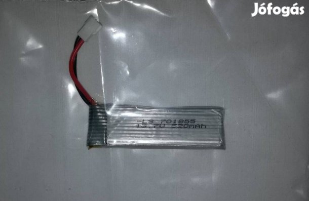 500mAh, 3,7V rc akkumulátor eladó!