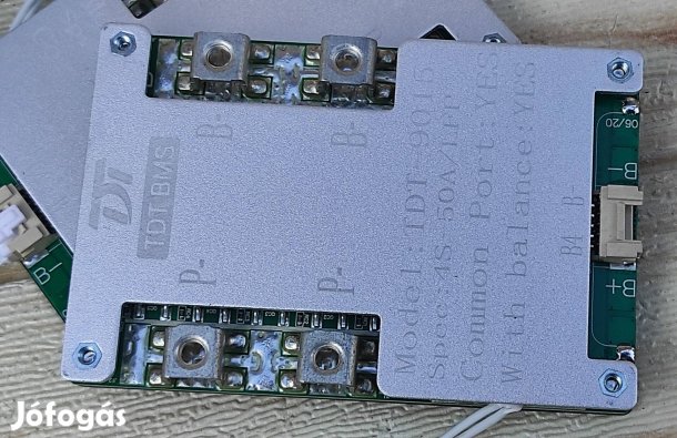 50A 4S 12.8V Lifepo4 BMS védőáramkör hőmérséklet mérővel ballanszeres
