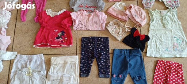 50/56-os 34 db-os kislány ruhacsomag olcsón eladó!