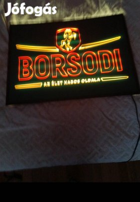 50*70-cm-es Borsodi világító tábla eladó
