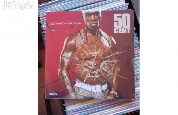 50 Cent - Get Rich Or Die Tryin Dupla Bakelit Lemez LP Bontatlan