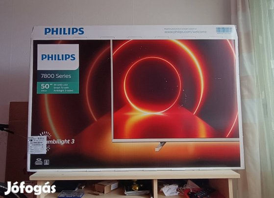 50" Philips Ambilight TV eladó! Nagyon keveset használt! 