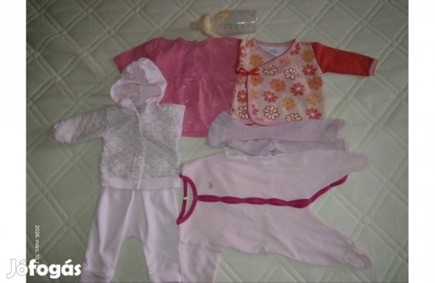 50 - 56 kislány baba ruha csomag eladó