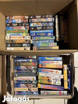 50  darab mese vhs kazetta egyben eladó 