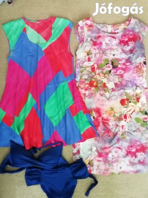 50 darabos 38-40-es tavaszi-nyári márkás ruhacsomag,bálaruha filléres