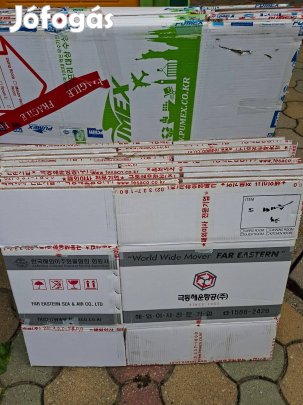 50 db. 1x használt karton, karton doboz,doboz, tároláshoz,szállításhoz