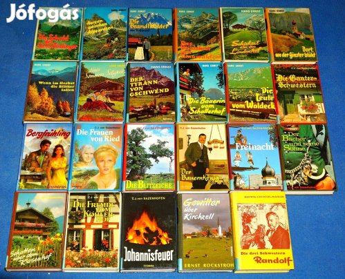 50 db-os német nyelvű könyv csomag régi könyvek regények