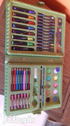 50 db-os új festő, rajz,, szinező, és filctoll készlet