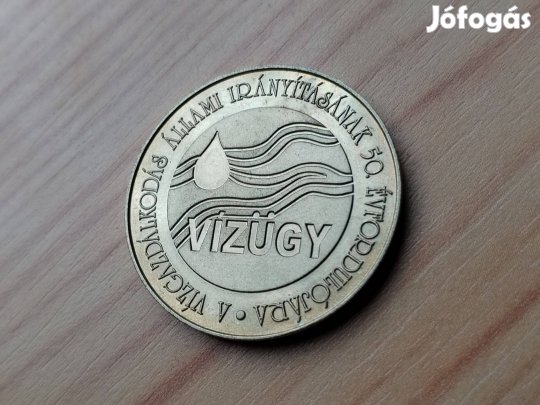 50-dik évfordulójára a Vízügy Állami Irányításának emlékérem