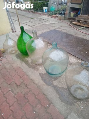 50 és 30 literes üveg balon!