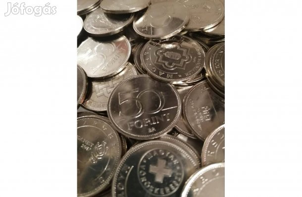 50 forintos forgalmi emlékérmék eladók!