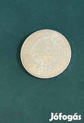 50 francs ezüst érme 