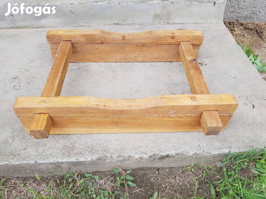 50 literes Hordó tartó fa állvány Dizájnos Könnyen szétszedhető