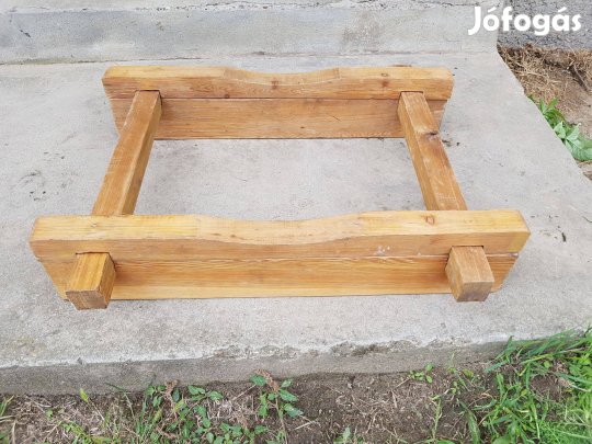 50 literes Hordó tartó fa állvány Dizájnos Könnyen szétszedhető Szállí