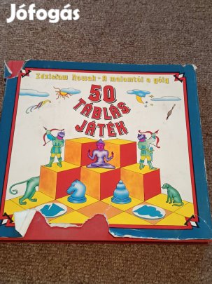 50 táblás játék retro társasjáték könyv