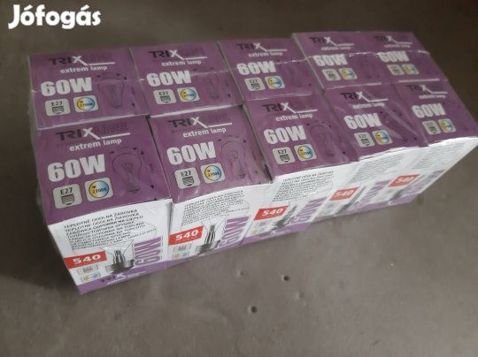 50db 60W hagyományos izzó, égő, E27, nem Tungsram