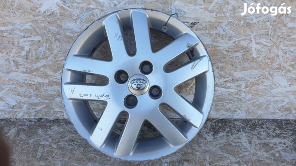 512245 Toyota Yaris 2007, Könnyűfém Felni, 4X100, 5,5X15, ET: 45.