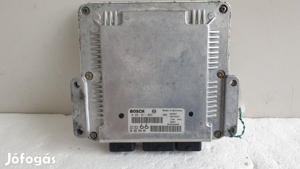 512364 Peugeot 206 Hdi, Motorvezérlő, 9648394480, 0281011083, Ecu.