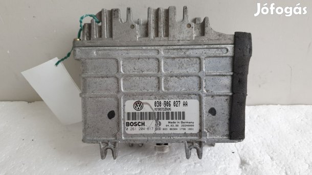 512366 VW Polo 1998, Motorvezérlő, 030906027AA, 0261204617, Ecu.