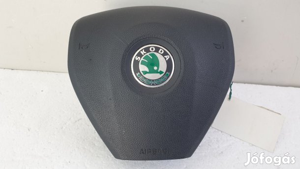 512675 Skoda Fabia 2, Kormánylégzsák, Légzsák,  5J0880201E, 1 Csati.