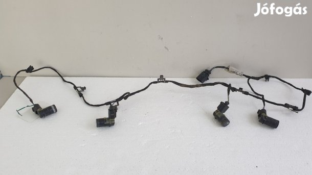 512840 Audi A6 C6, 2008, Első Lökhárító Kábelköteg, Radar,