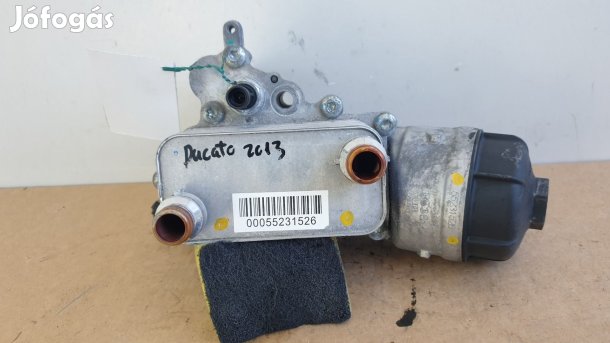 512881 Fiat Ducato 2.0, Jtd, 2013, Olajszűrőház, Hűtővel, 55231526.