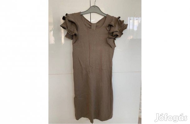 512 Fashion homok színű egybe ruha M újszerű