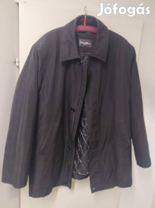 52 Fekete télikabát David Bowie ballonkabát kivehető bélés zippzárral