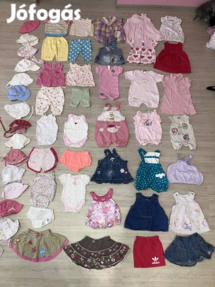 52db, újszülött méretű, nyári,  kislány ruhacsomag