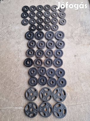 53kg Kis méretű súlyzótárcsa súlytárcsa 31mm