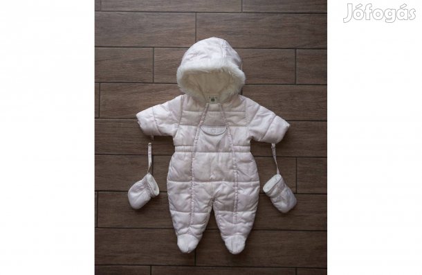 54-56-os fehér overál levehető kesztyűvel