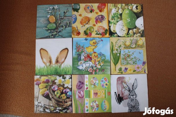 54 db Húsvéti szalvéta