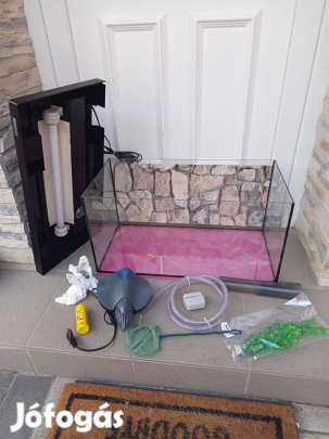54 literes használt Hagen akvárium szett. Szuper állapotban