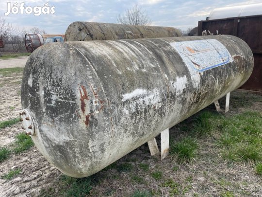 5500 Literes (5.5 m3) Vas tartaly, szennyvíztartály eladó