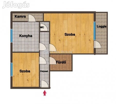 55 nm-es lakás eladó Oszkó