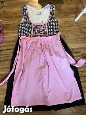 56-os hosszú pöttyös Dirndl ruha
