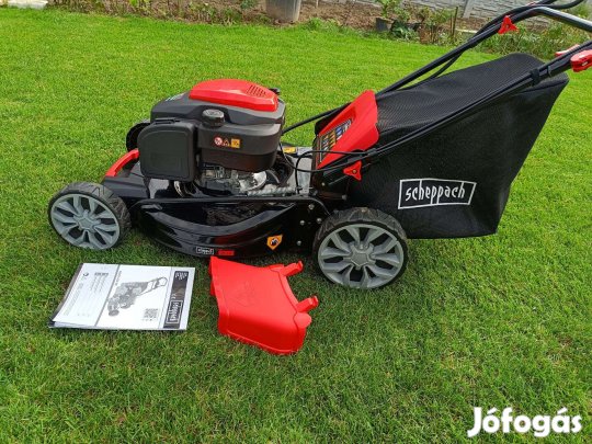 56cm vágószéleséggel önindítós Scheppach fűnyíró