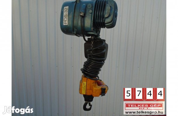 5744 - Láncos Emelő 125 KG, Gyártó: DEMAG PM5LF 3m 140 000 Ft+Áfa